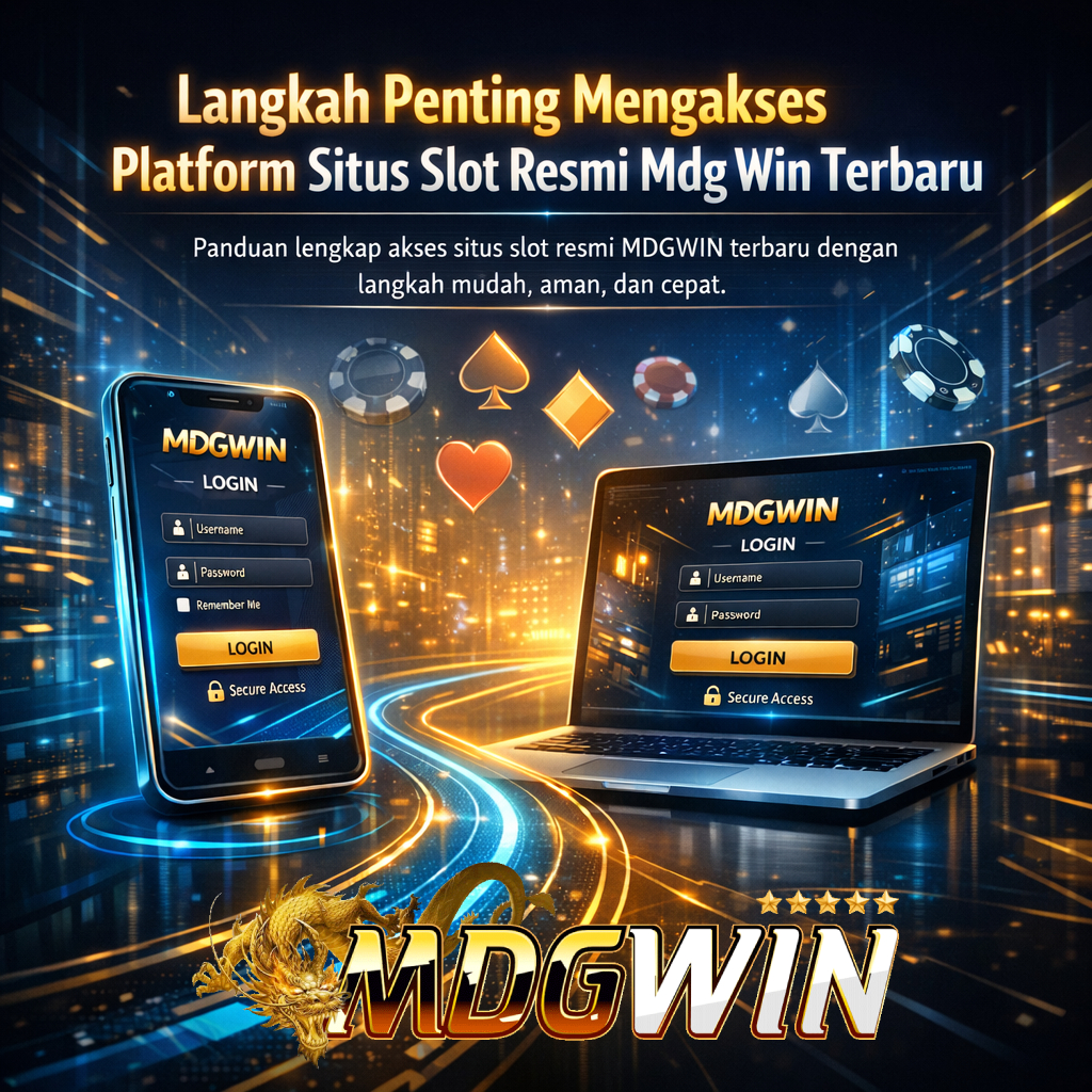 MDGWIN # Langkah Penting Mengakses Platform Situs Slot Resmi Mdg Win Terbaru
